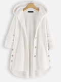 Women's Plush Thick Long-Sleeved Coat Cardigan