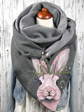 Rabbit Print Scarf and Shawl