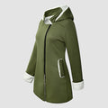 Women's Parka Casual Jacket Hoodie Jacket Active Casual Sports Fur Trim Pocket Street Daily Going out Outdoor Coat Polyester Regular Green Black Fall Winter Zipper Hoodie Regular Fit S M L XL XXL