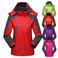 Women's Waterproof Rain Jacket with Hood Lightweight Hiking Jacket Gorpcore Windbreaker Outdoor Windproof Breathable Wear Resistance Jacket Top Full Zipper Hunting Climbing Blue Purple Yellow Green